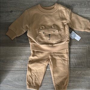 Adorable Bear Face Baby Outfit